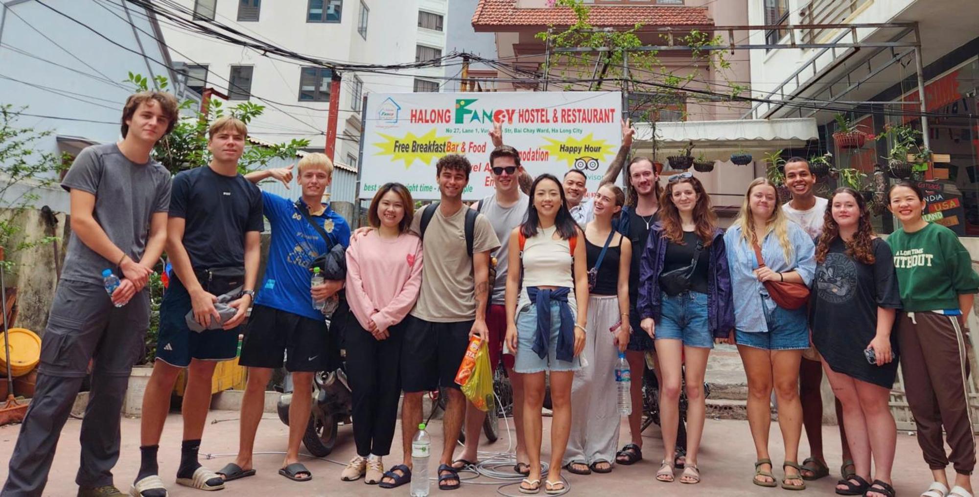 Ha Long Fancy Hostel With Vegetarian And Vegan Restaurant Экстерьер фото